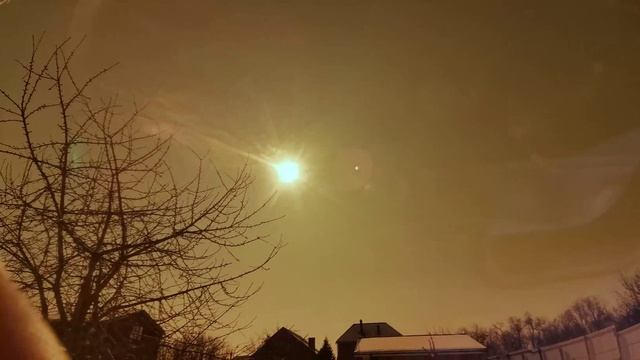 Зимнее солнце через очки #wintersun