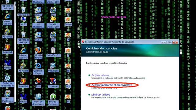 como isnatalar el kaspersky internet security 2009