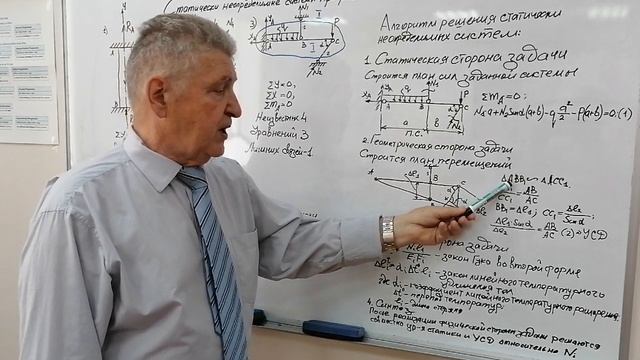 Статически неопределимые системы при растяжении-сжатии. Часть 2