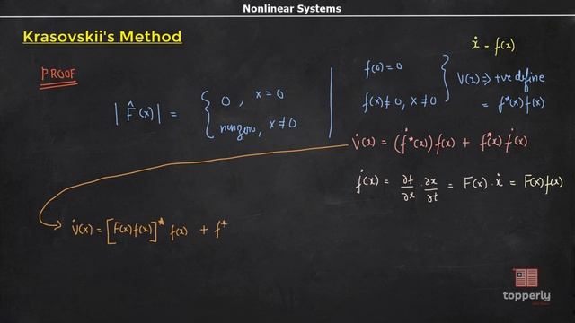 Krasovskii's Theorem _ Nonlinear Control Systems