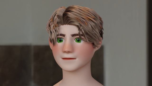Blender Cartoon Hair Simulation Pin Goal Strength