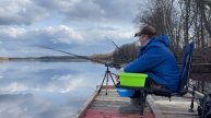 Фидерная рыбалка в марте на Чигиринском водохранилища , ловим капризного подлещика ранней весной