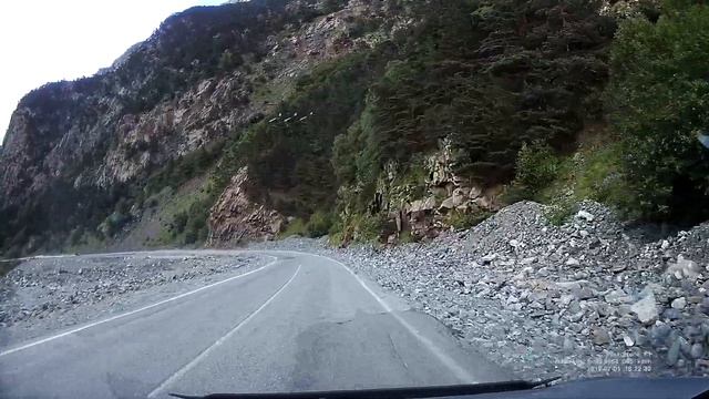 Транскам в Северной Осетии. Вид в сторону Владикавказа.