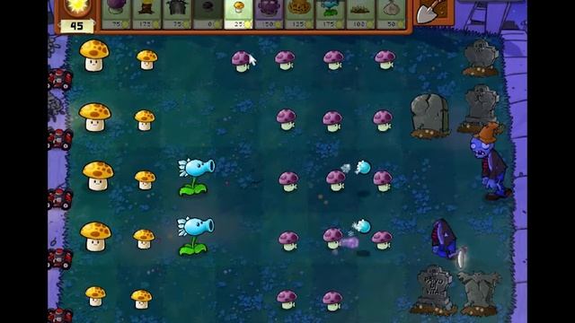 Plants vs Zombies hard mode level 2 8
