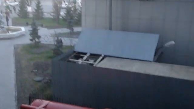 Пожар в ТД Айсберг. Петропавловск