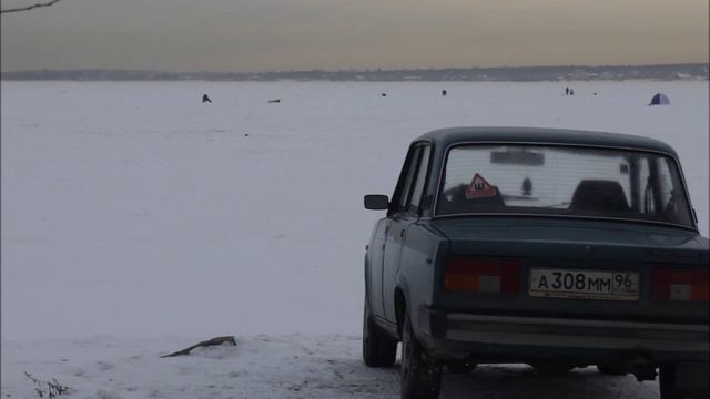 The Ice-Hole Fishermen