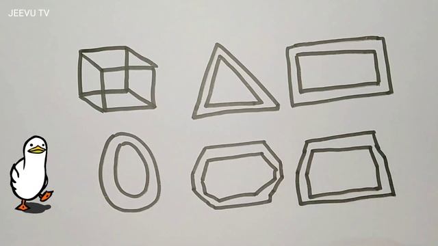 дети долго рисуют геометрические фигуры / Drawing geometric shapes for children / Geometrik shaklla
