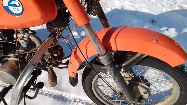 восход с мотором от питбайка Альфы