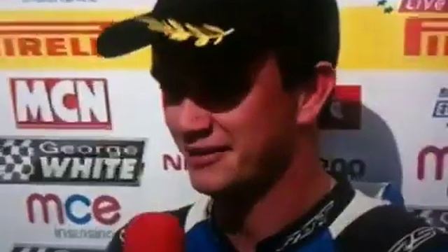Hudson kennaugh on the podium at croft