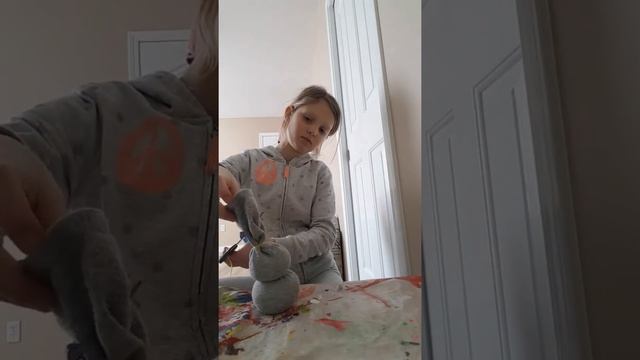 Как зделать снеговика из носка как отличний подарок на Hовый год!