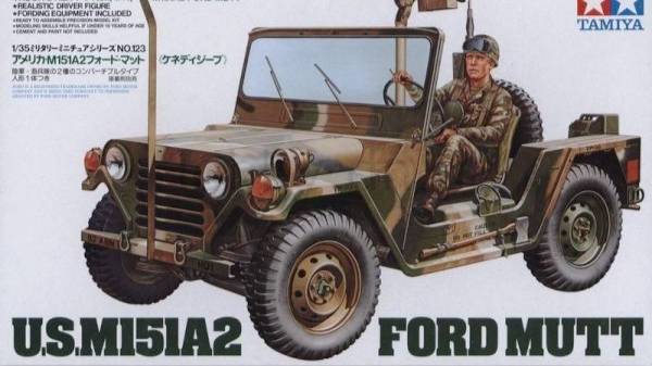 Распаковка Tamiya 1/35 35123 US M-151 A21 Ford Mutt