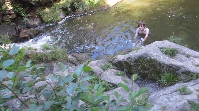 15.07.2021 Гилевские водопады и Кирилл купается