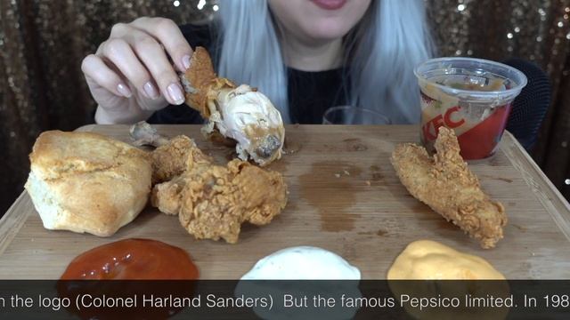 KFC Chicken ASMR **SUPER CRUNCHY Eating Sound ❤️️ Gravy Sauce