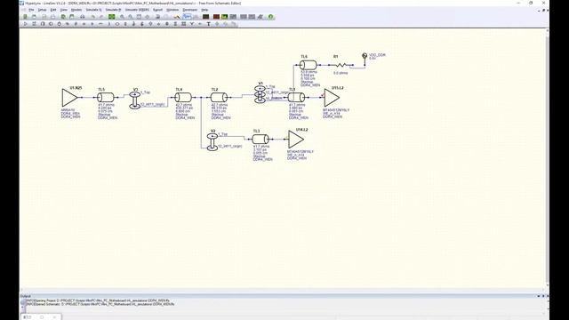 Pre-layout signal integrity simulation of DDR4 nets with LineSim of HyperLynx SI ALT