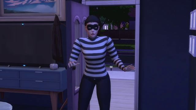 В Sims 4 вернулся тот самый грабитель из олдовых частей – теперь он снова будет обносить дома симов.