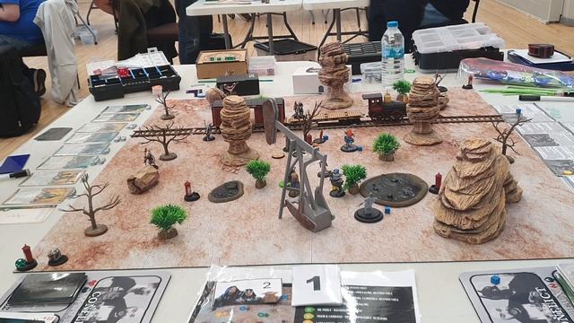 Malifaux Youku Hamasaki, Unseen (Ten Thunders) vs Tiri The Nomad (Explorers Society) 50ss Post Ashe
