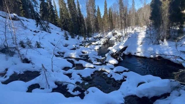 Мегорские озера. День 4. Ударили морозы. Продолжаю изучать протоку.Как погода влияет на клёв.
