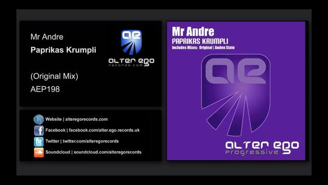 Mr Andre - Paprikas Krumpli [Alter Ego Progressive]