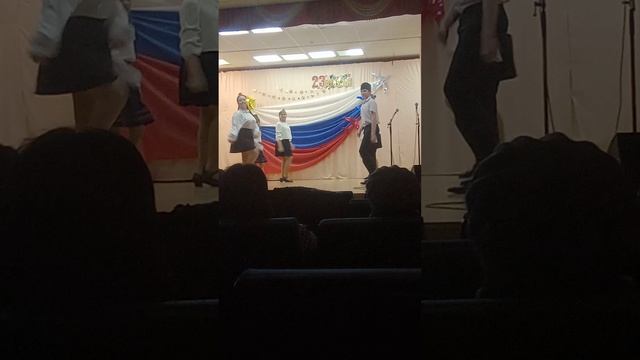 Концерт на 23 февраля 2025г .Выступление сына Арсения.