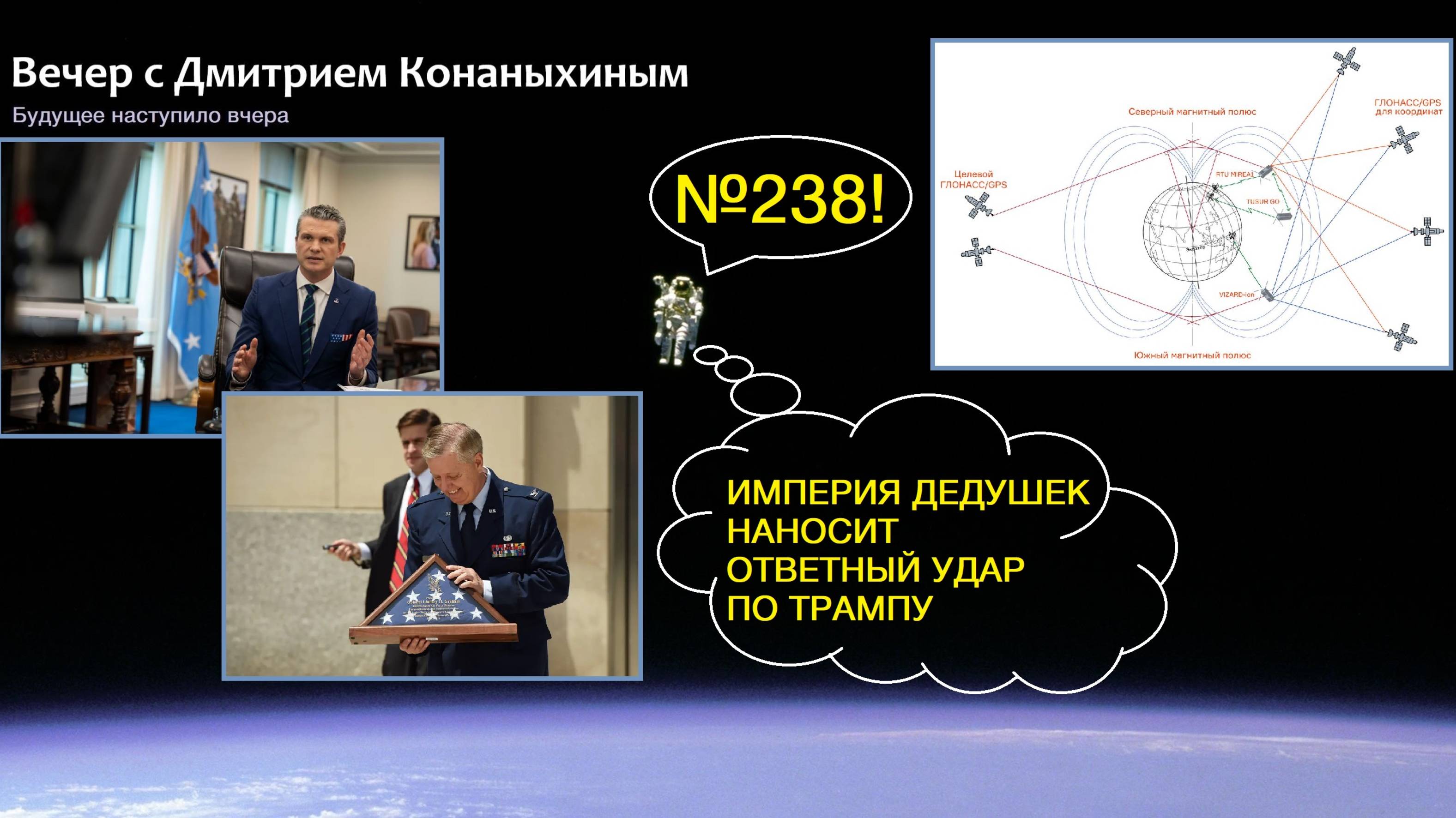 Вечер с Дмитрием Конаныхиным №238. Империя дедушек наносит ответный удар по Трампу