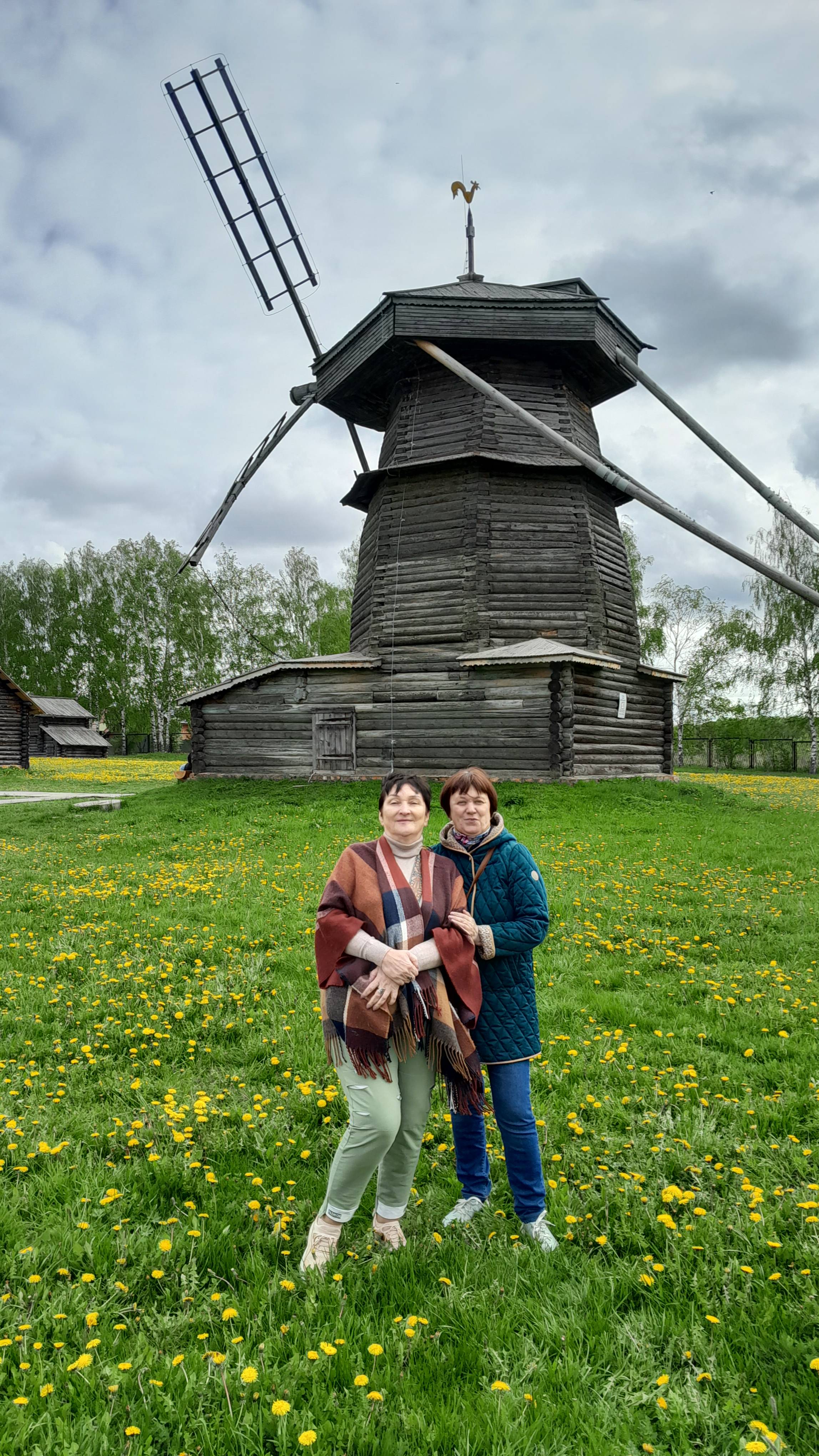 Ветряная мельница. Музей деревянного зодчества в Суздале