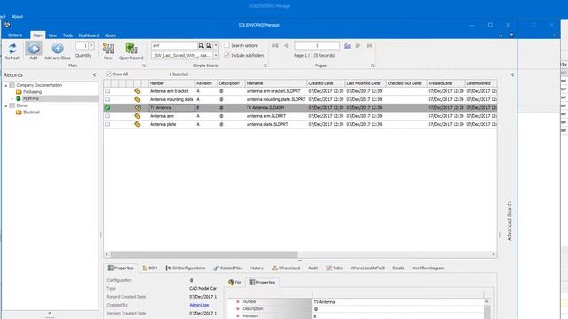 05   Project bill of materials solidworks manage solfins