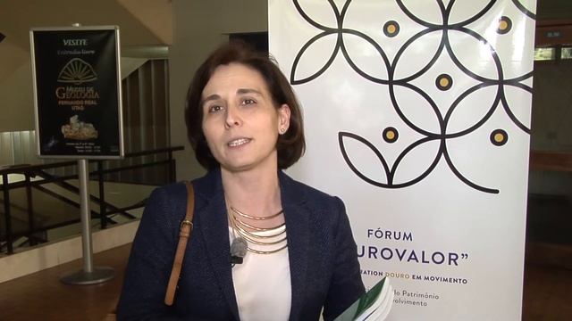 Fórum "DouroValor" - Sónia Ramos, representante do Sítio Classificado Alto Douro Vinhateiro.