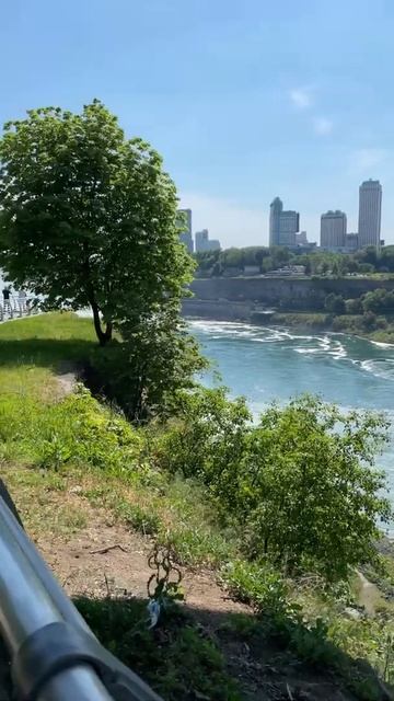 Rainbow Bridge in Buffalo City / New York / Niagara Falls