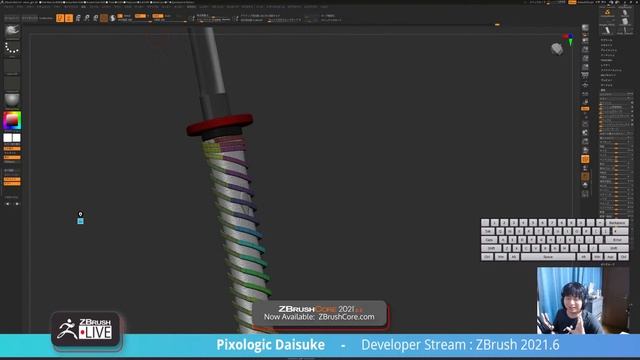 [JA & EN] ZBrushでメカ娘を作る- Pixologic Daisuke Narukawa - ZBrush 2021.6