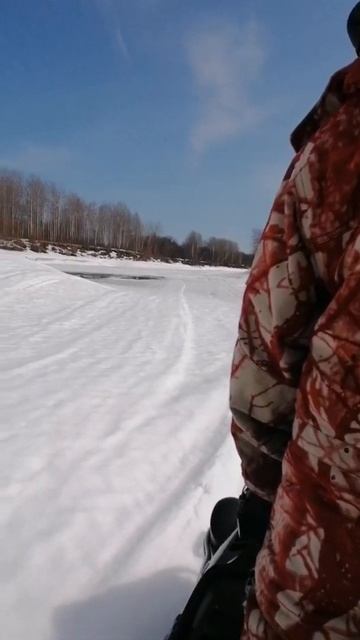 Кама/полынья/закрытие сезона зимней рыбалки / #shorts