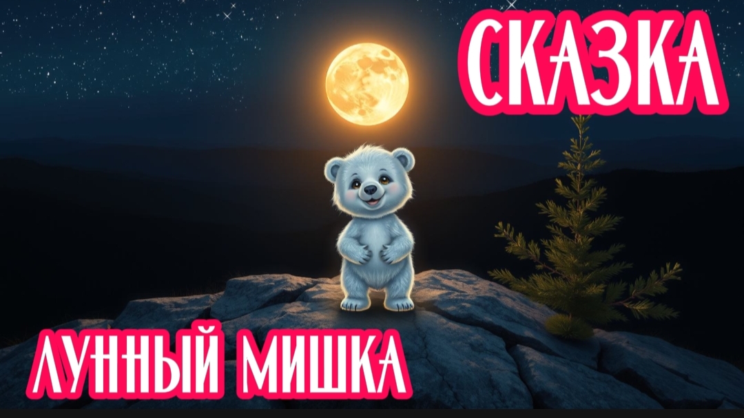 СКАЗКА ДЛЯ ДЕТЕЙ | ЛУННЫЙ МИШКА | ДЕТСКАЯ СКАЗКА