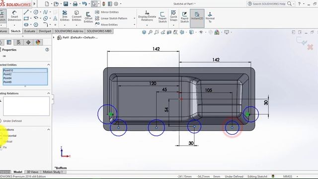 ⚡SOLIDWORKS TUTORIAL #19 || Design an oil pan in solidworks.