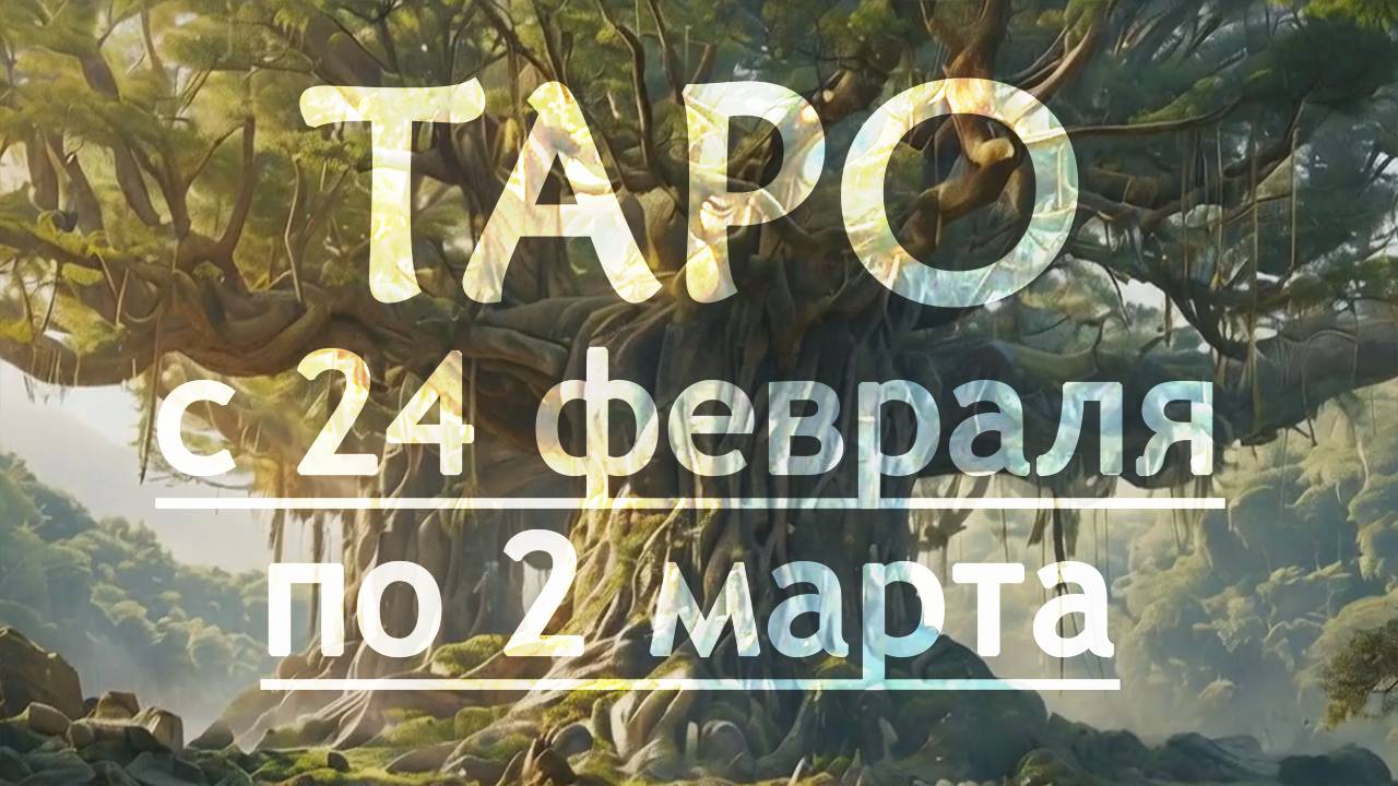 ТАРО ПРОГНОЗ с 24 февраля  по 2 марта 2025! Что ждёт ваш знак зодиака?