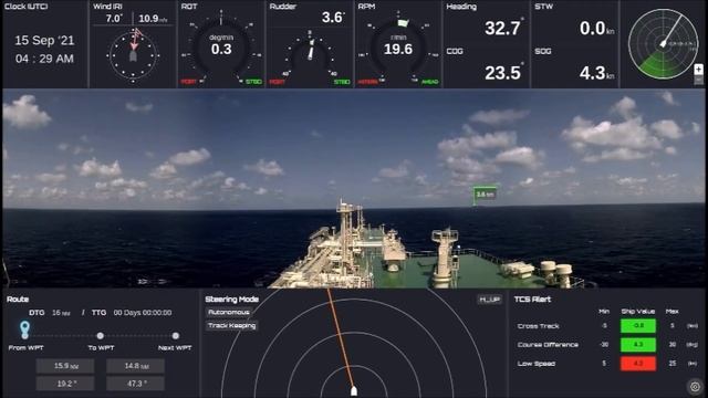 Autonomous LNG Carrier Trans Ocean Project