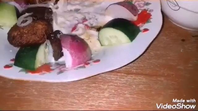 listen and feel!Картошка+мясо+редиска+огурцы+кефир+лук