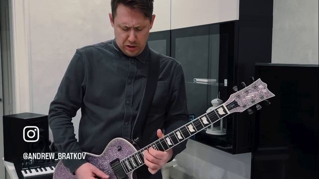 Pink Floyd - Comfortably Numb - ESP- eclipse E- lI purple sparkle