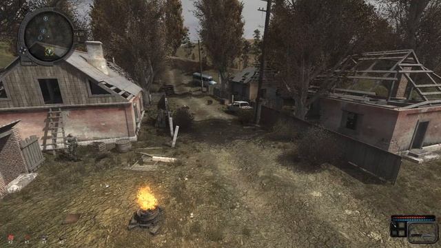Stalker: Call of Chernobyl - Атмосфера | Окружение | Звуки (Локация Кордон)
