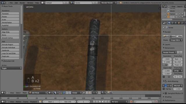 Blender Model - Basic Samurai Sword | Part 1