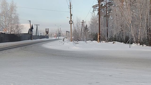 Братск. Падун.Февраль -25*С