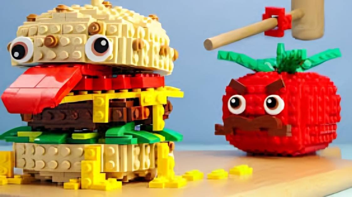 Развивающий LEGO для Детей - Мистер Бургер