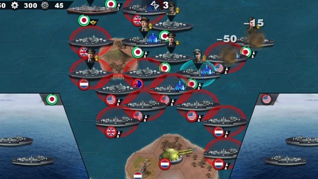World Conqueror 4 прохождение миссии Battle of the Java sea