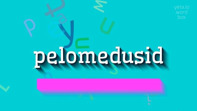 HOW TO PRONOUNCE PELOMEDUSID? #pelomedusid