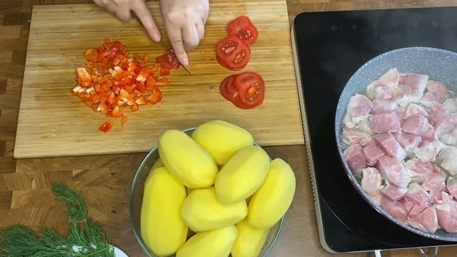 Просто картошка, просто мясо, просто овощи, НО ЭТО ТАК ВКУСНО !!!