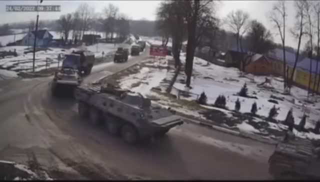 Село Хотень, Сумская область, 24.02.22, 9 утра !!!