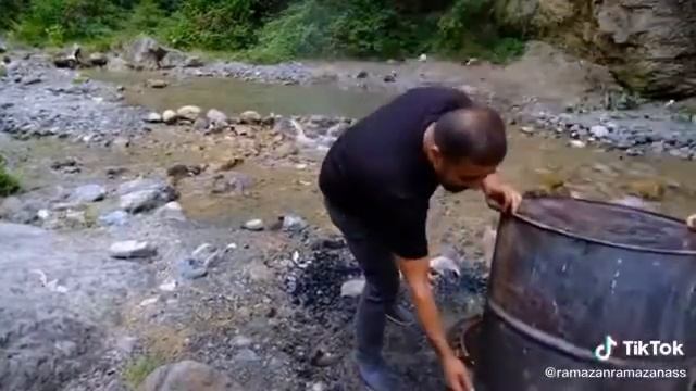 Баранина на костре