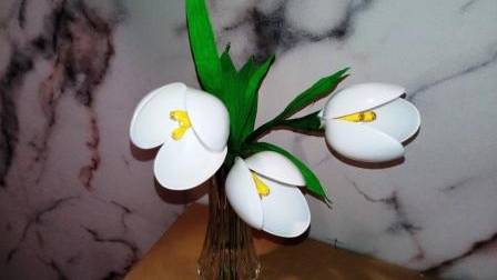 Цветы из пластиковых ложек на 8 Марта Мастер класс