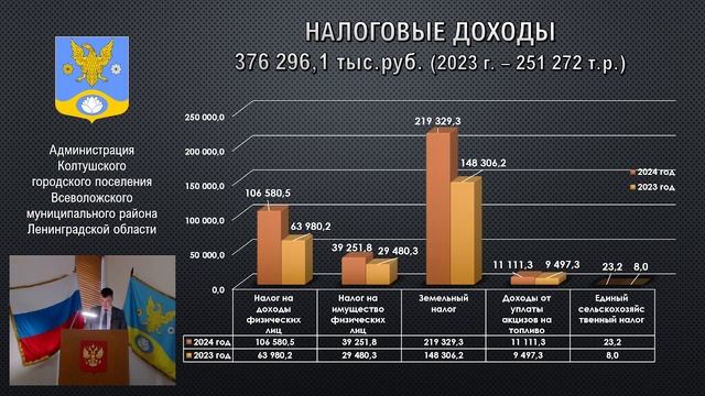 Отчет глав Колтушского городского поселения за 2024 год