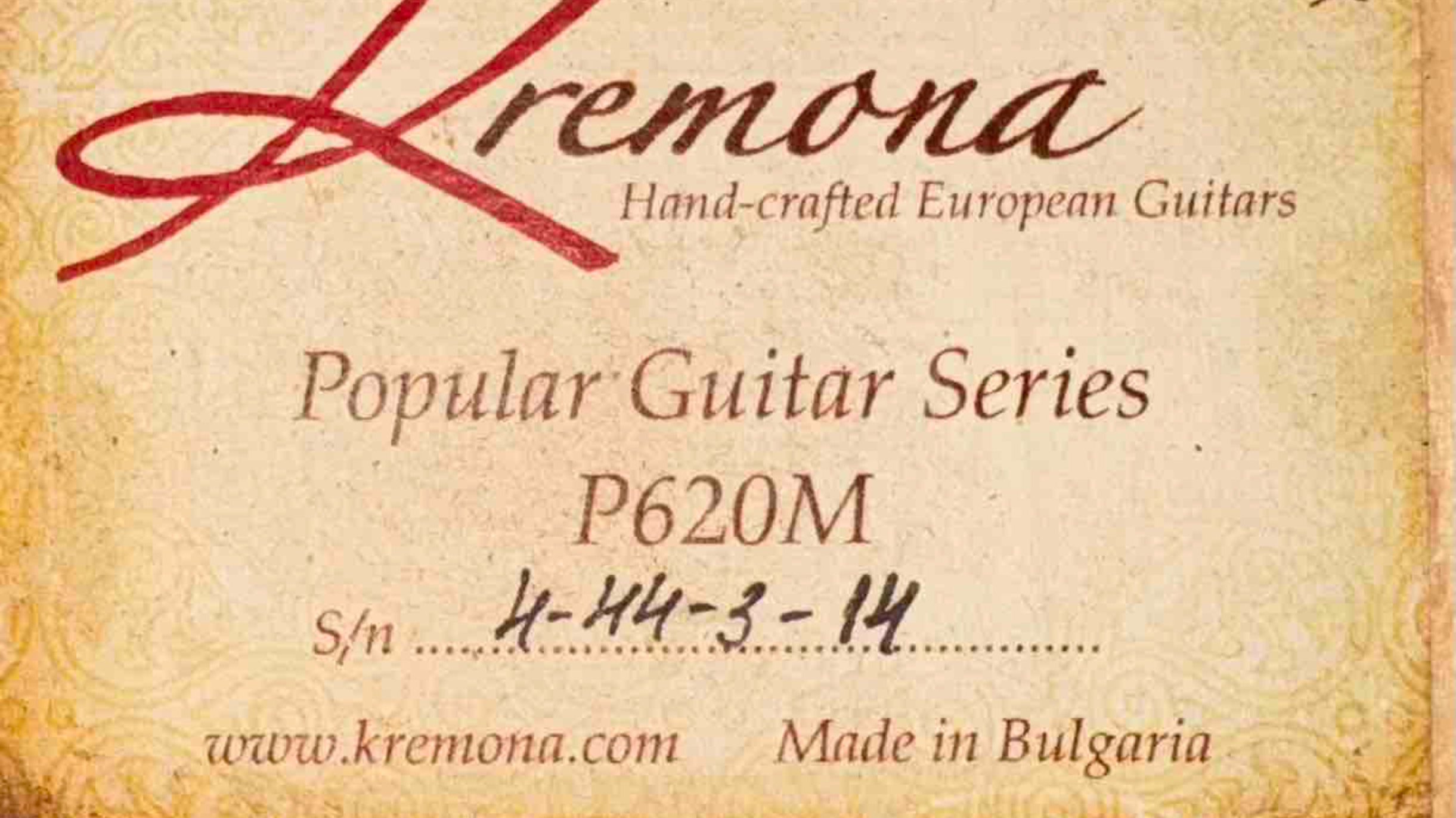 Гитара Kremona Р620M Popular размер 7/8 - Ты мой свет но я тебе не верю