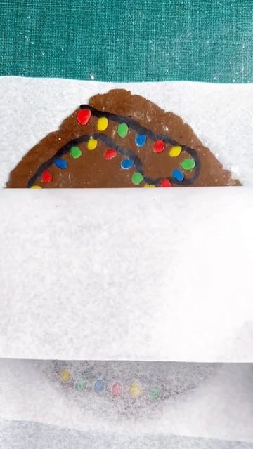 Gingerbread Cookie Technique -Christmas Light Design