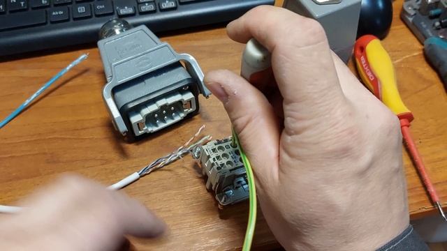Подключение Разъёмов Harting, Хартинг .